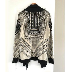 Anthropologie Boho Pattern Sweater Cardigan